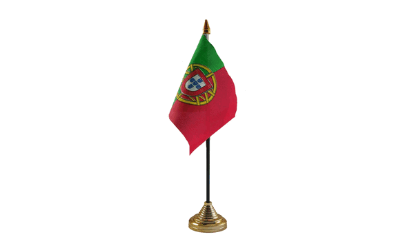 Portugal Table Flags